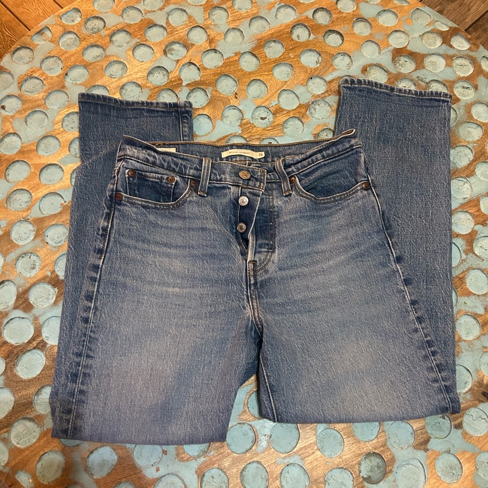 Levi's Classic Indigo Straight Leg Jeans